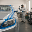 Premium Blue Automotive Masking Tape - High-Performance for Two-Component and Water-Based Paint Systems