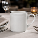 Commercial Bead Black Band Mugs 285ml - 12 Pack