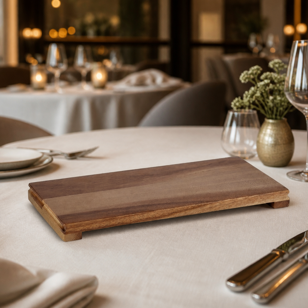 Commercial Wooden Presentation Boards 342x160mm 4 Pack