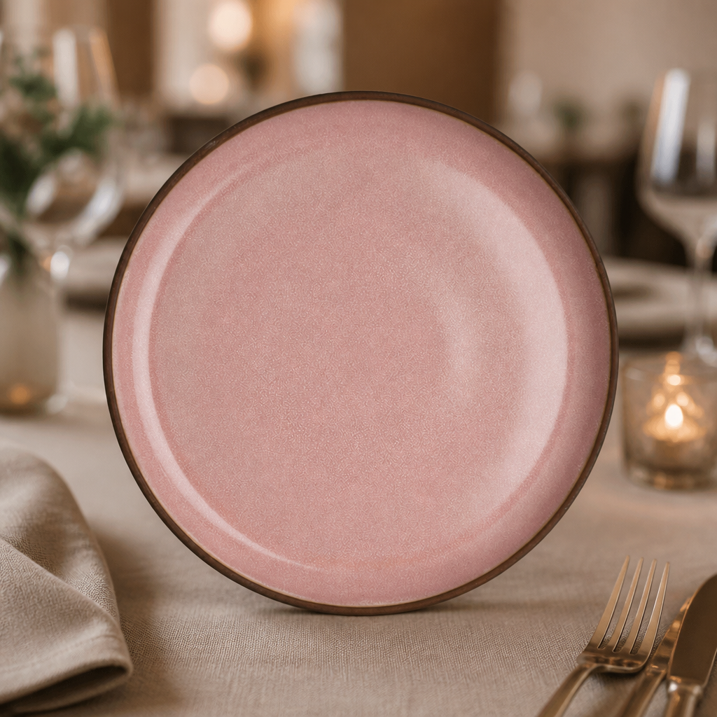 Commercial Spice Plates 240mm - 12 Pack Vitrified Stoneware