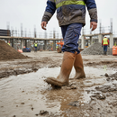 Premium Comfortable Waterproof S5 Safety Rigger Boots with Cold Insulation and Oil Resistance
