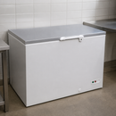 331L Commercial Chest Freezer 331L Capacity Stainless Steel Lid