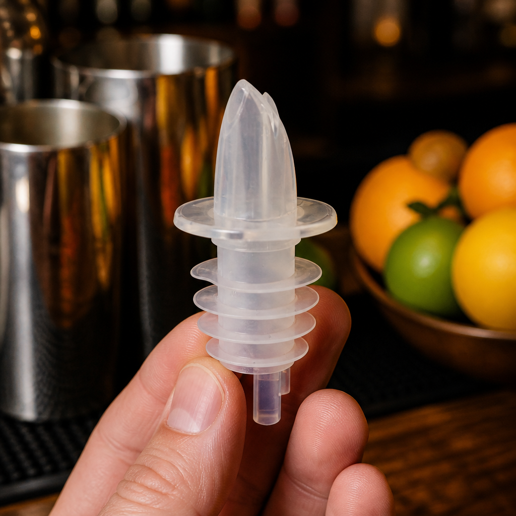 Commercial Spirit Pourers 10 Pack with Freeflow Design