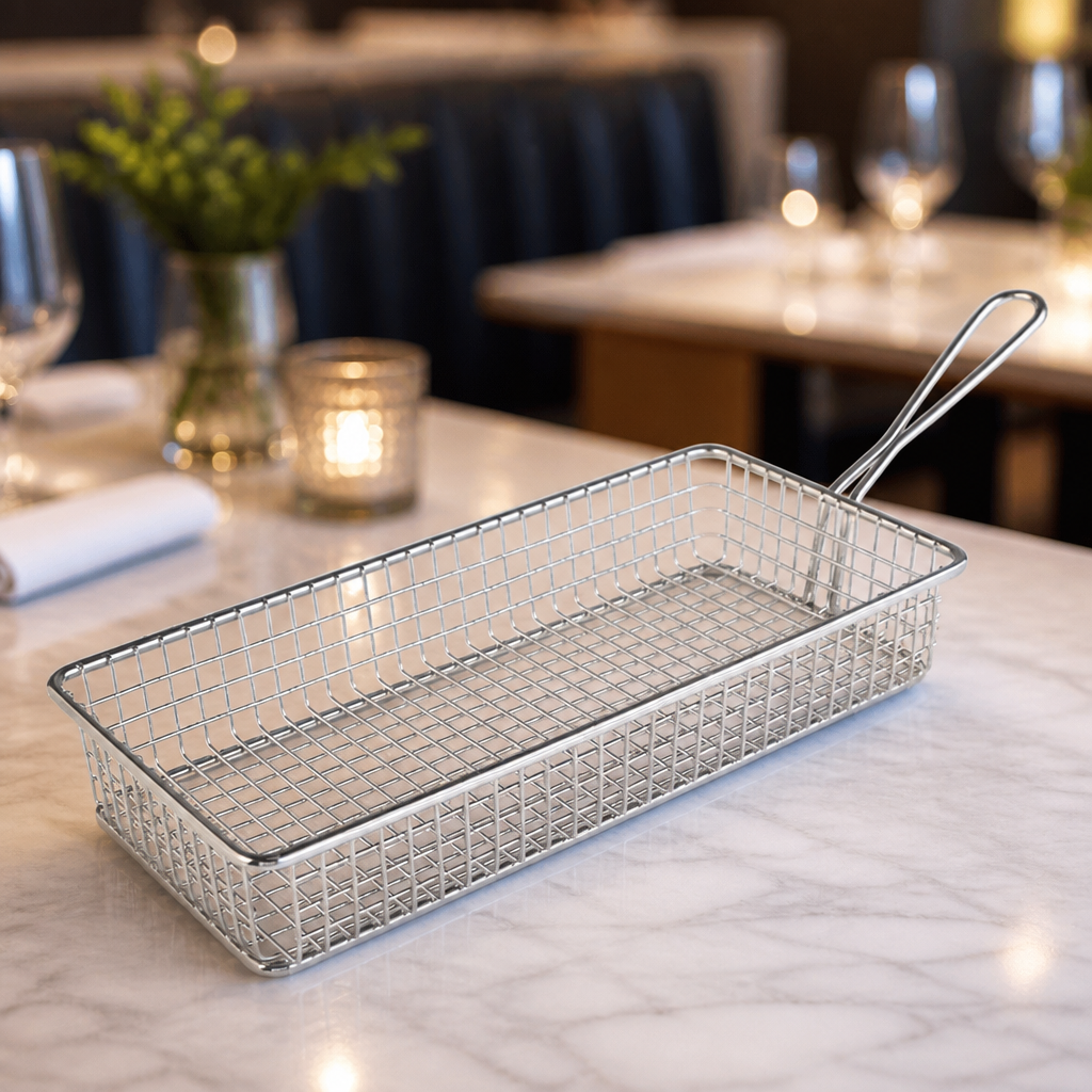Wire Presentation Basket Deep for serving food
