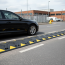 Premium Heavy Duty Speed Ramp - 7.5cm Height, 5MPH Yellow/Black with Enhanced Visibility Features