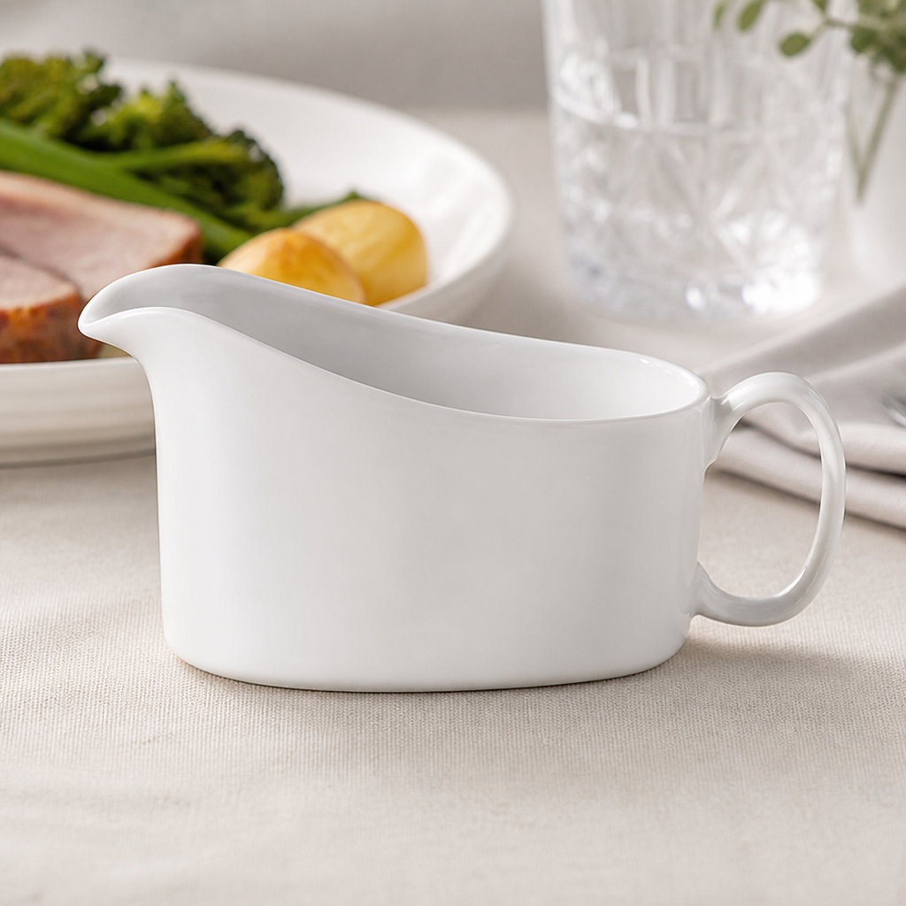 Commercial Sauce Boats 200ml Porcelain 6 Pack