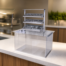 Commercial Drop In Ambient Cutlery Condiment Unit 2x 1/1 GN