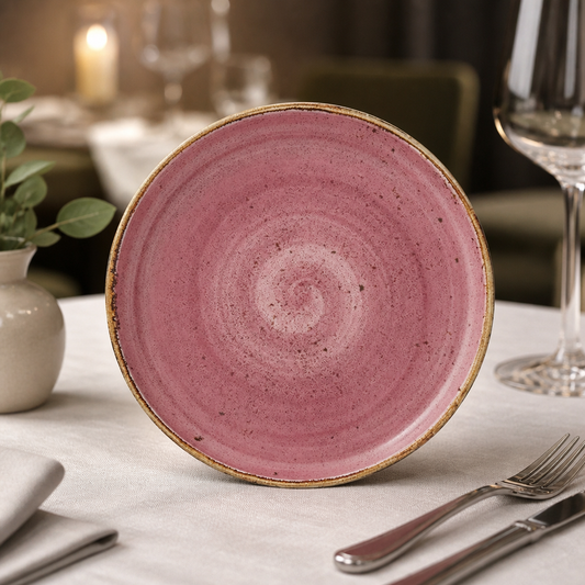 Commercial Stack Plates Raspberry 165mm - 12 Pack
