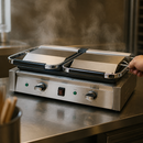 Commercial Double Contact Grill 210x226mm Cooking Area