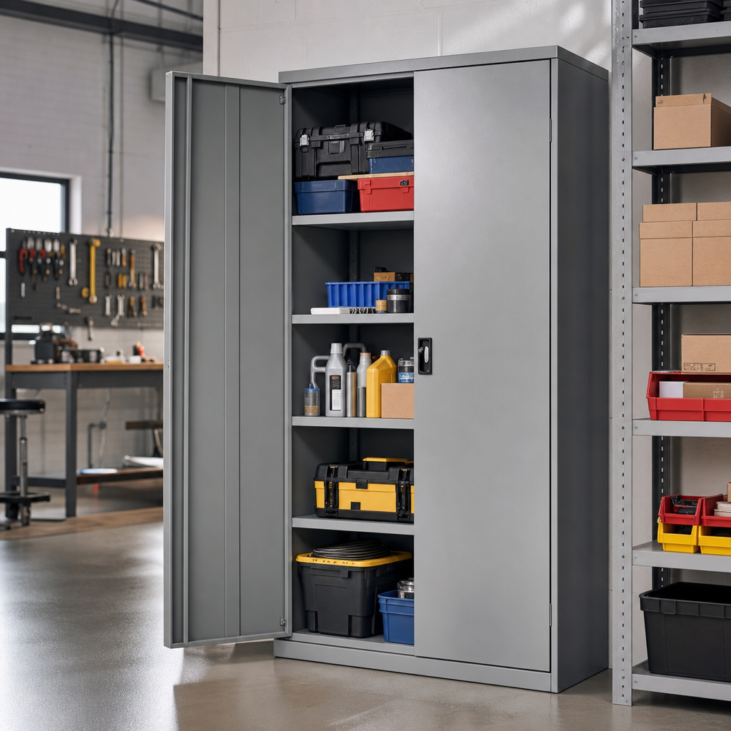 Economy General Purpose Metal Cupboard 1800mm High