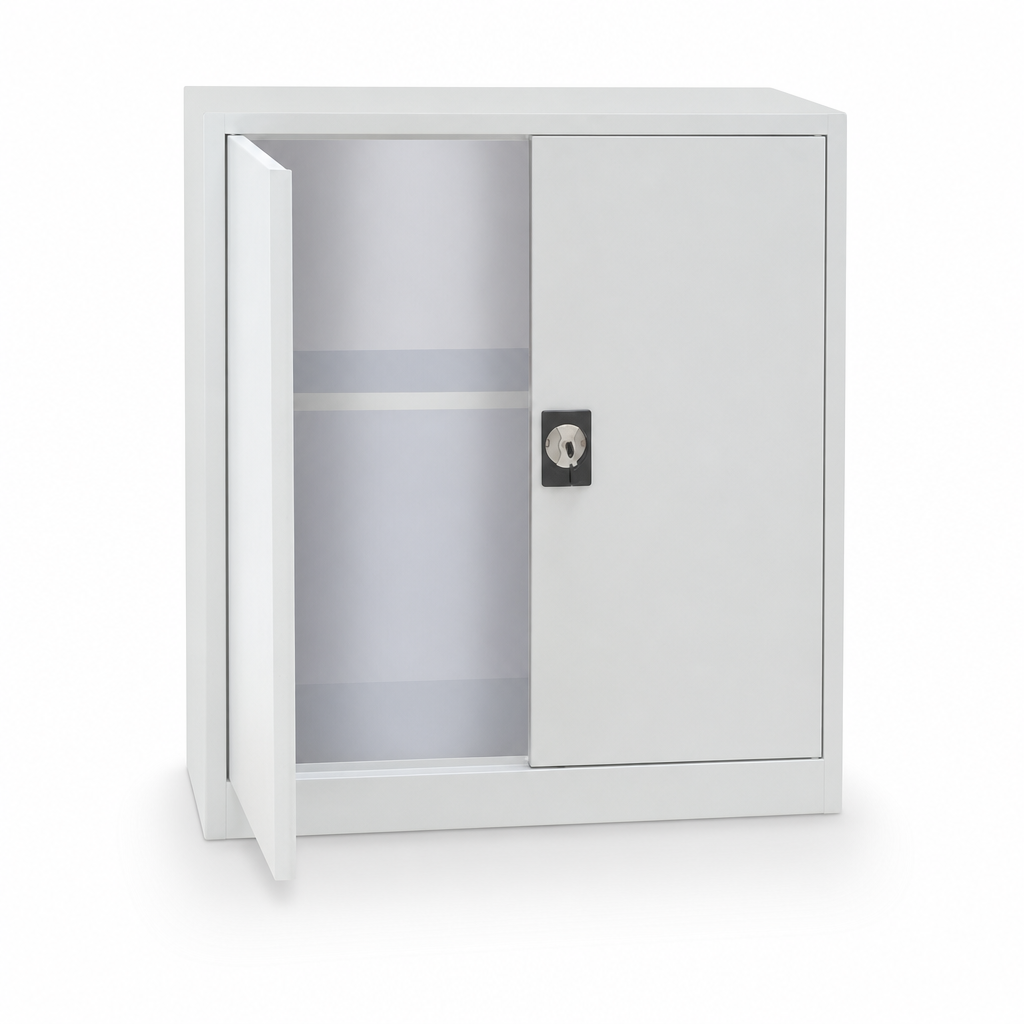 Economy Metal Office Cupboards 1000mm High