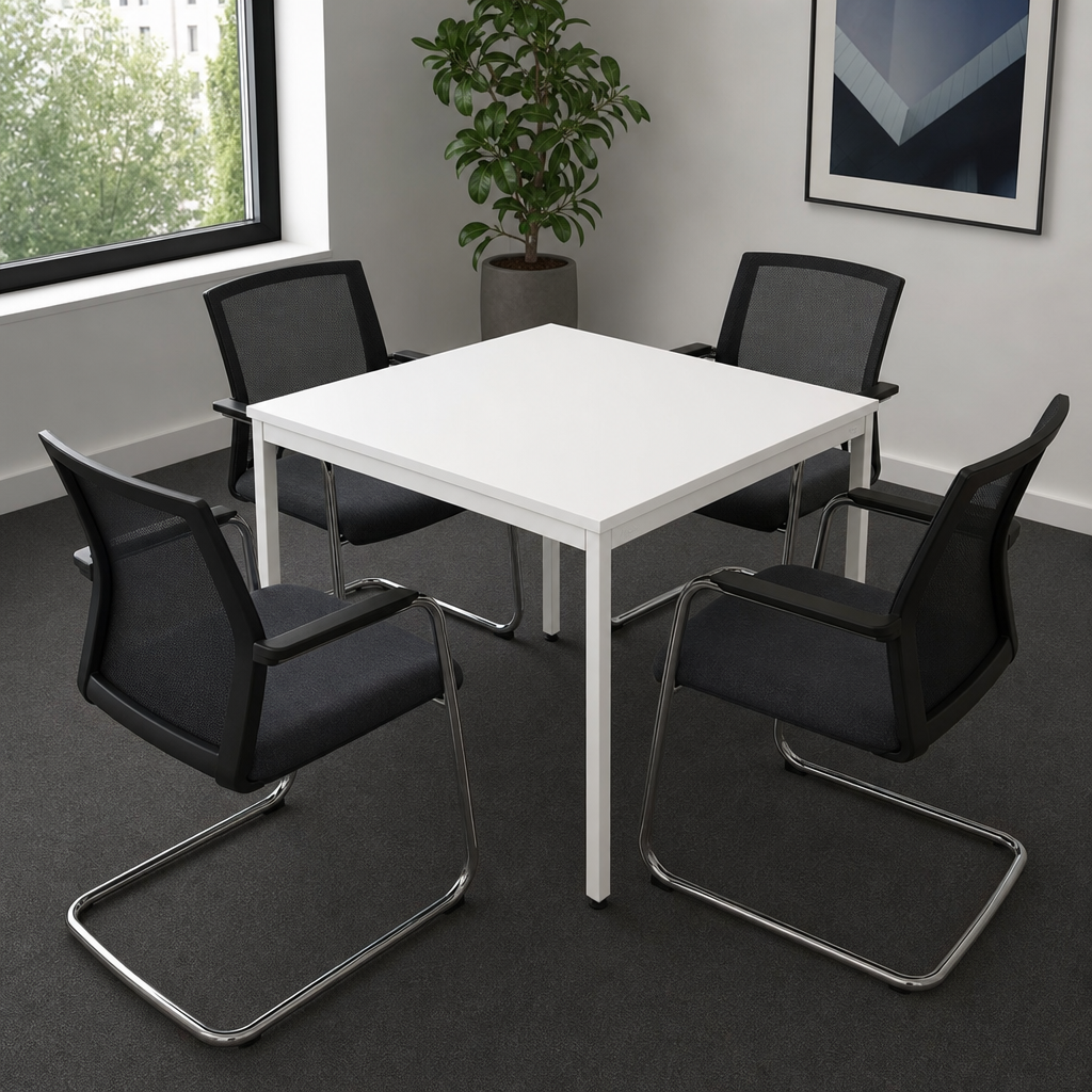 Economy Rectangular Meeting Table 800mm Deep