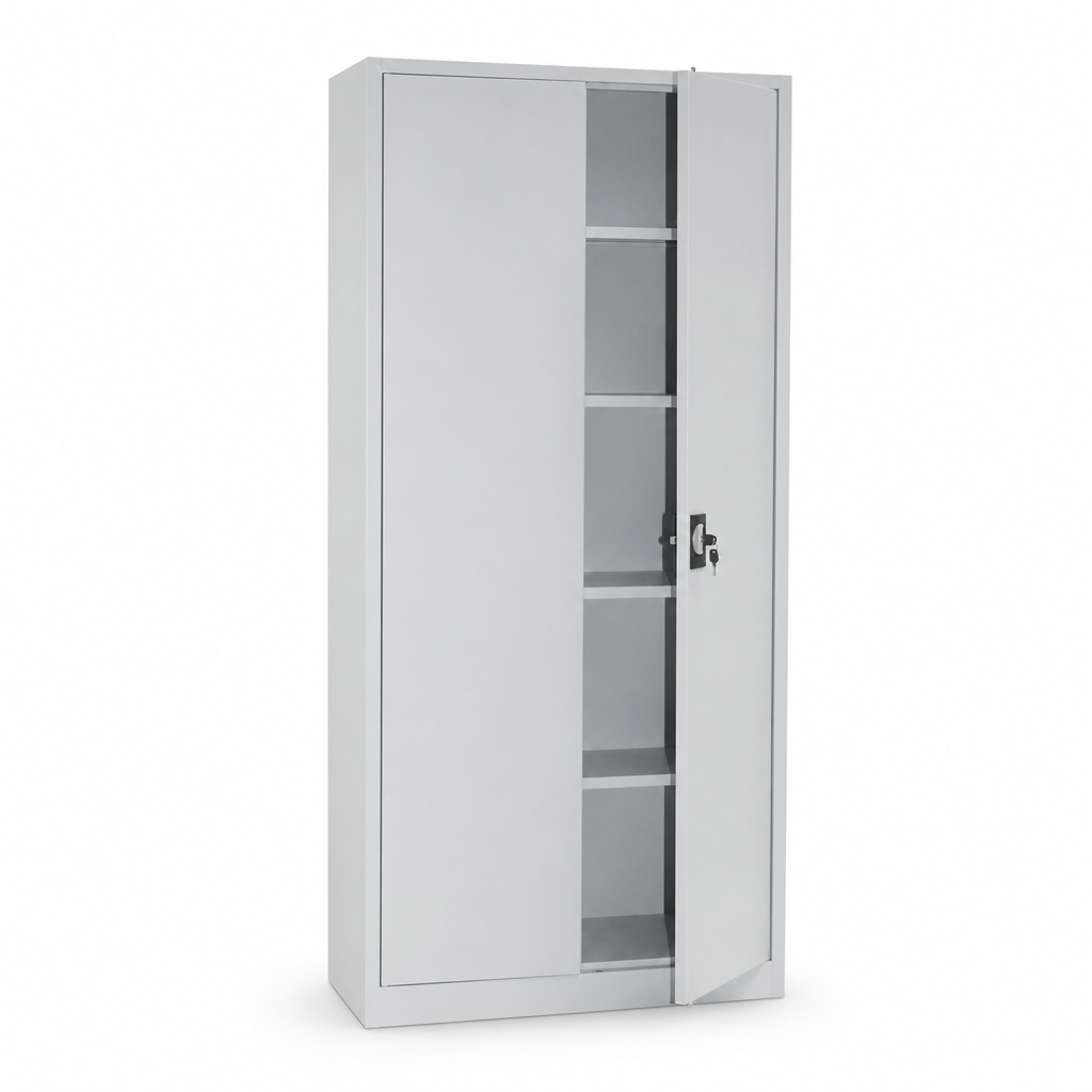 Economy Tall Metal Office Cupboards 1950mm High