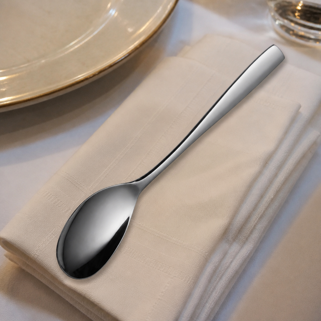 Commercial Stainless Steel Tablespoon 12 Pack High Shine Finish