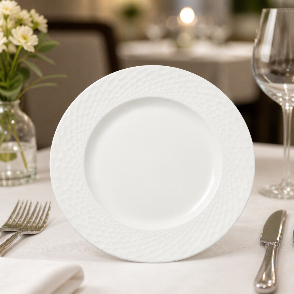 Commercial Mid Rim Plates 270mm - 24 Pack for hospitality