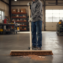 Professional Natural Coco Platform Broom 36" with 54" Handle for Efficient Cleaning and Durability