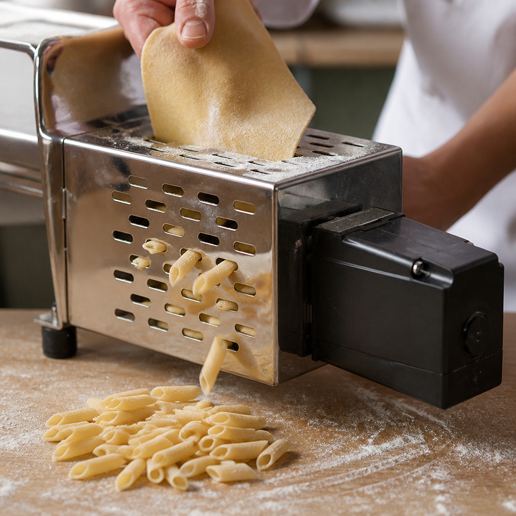 Commercial Pasta Cutter Attachment for making various pasta shapes