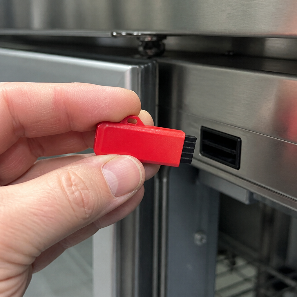 Replacement hot key for commercial glass door counter fridge