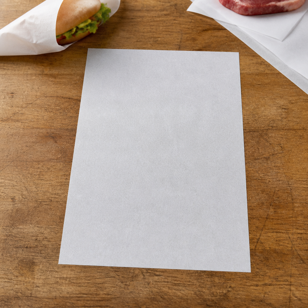 Commercial greaseproof paper sheets 255x406mm 500 pack