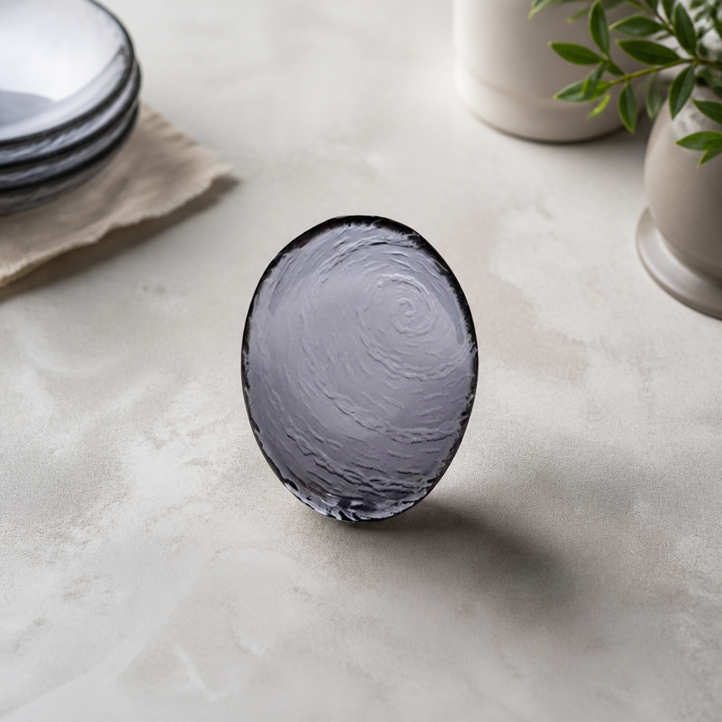 200mm Smoked Glass Bowls - 12 Pack Commercial Serving Bowls