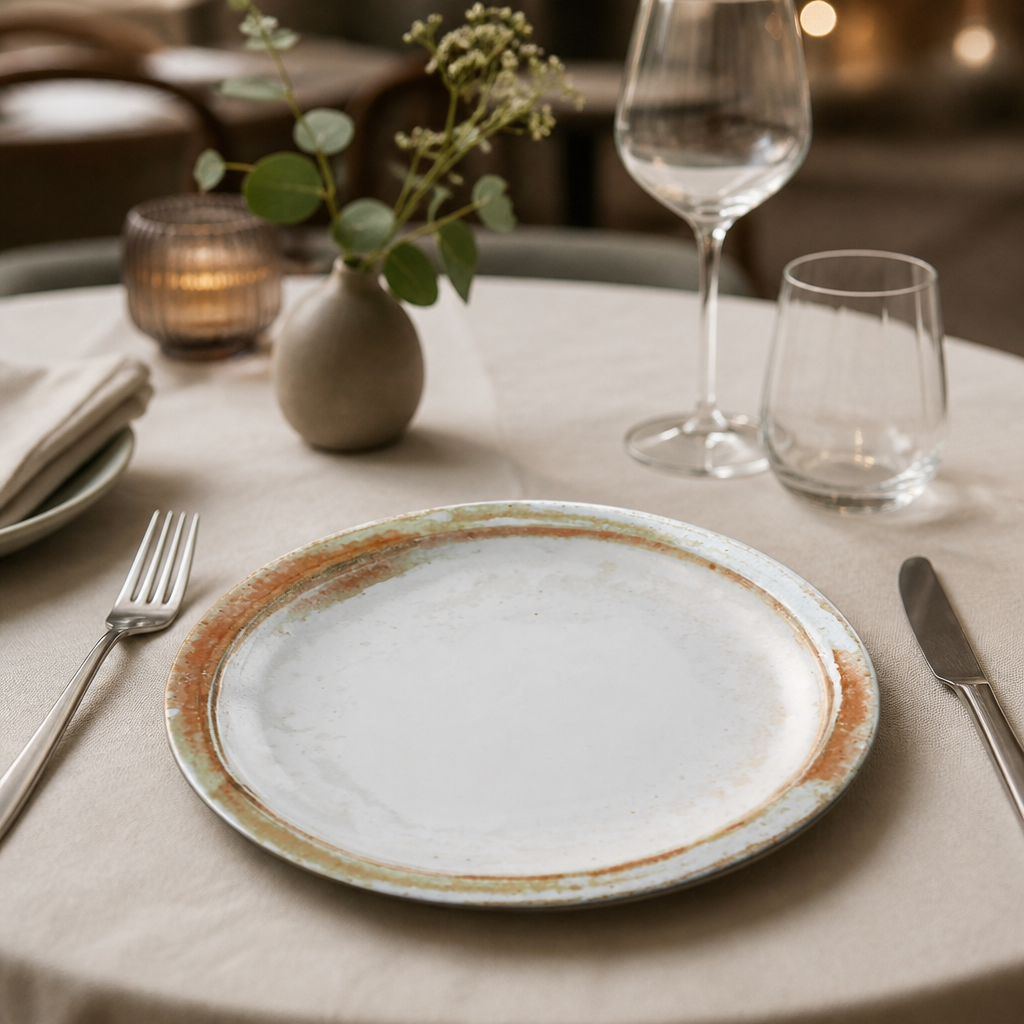Commercial Finca Plates 229mm Semi-Matte Finish 12 Pack