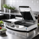 Double Smooth Contact Grill 400°C 619mm Commercial Panini Maker