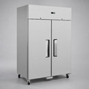 Commercial Double Door Upright Freezer 1200Ltr Stainless Steel