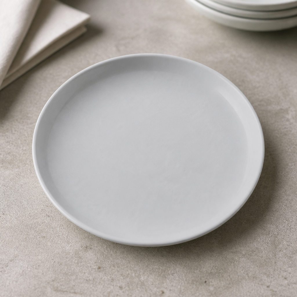Commercial Melamine Round Plates 164mm 12 Pack