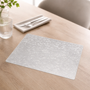 Commercial Silicone Placemats 305x406mm 12 Pack Silver Twine