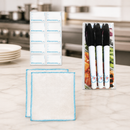 Reusable Day Label Pack with 50 Labels and 2 Cloths