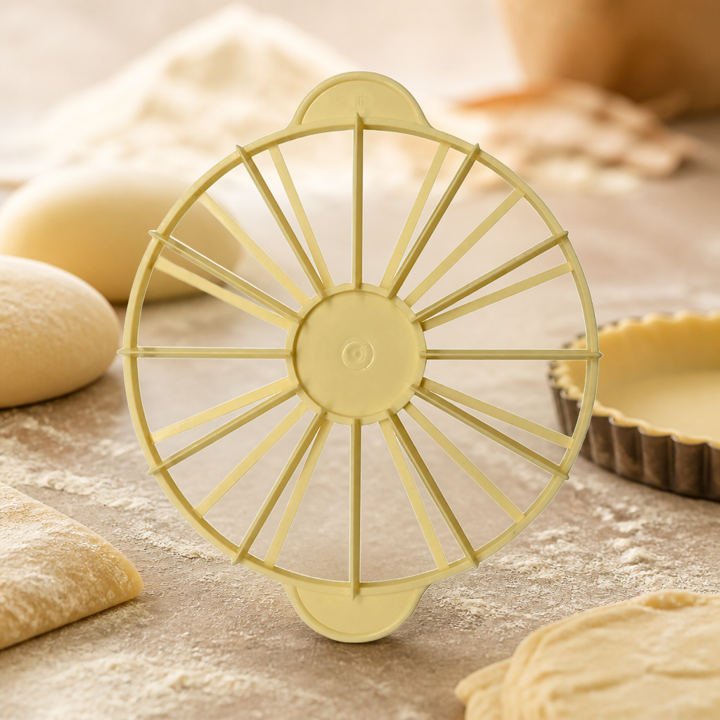 Commercial 12-Piece Tart Divider with Handles for pastry cutting