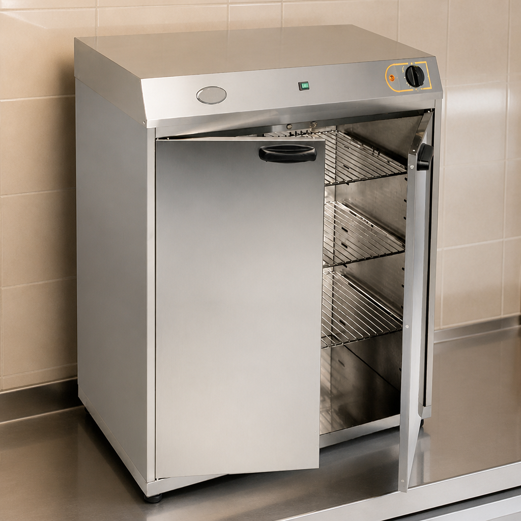 Commercial Plate Warmer 120 Plate Capacity with Adjustable Shelves