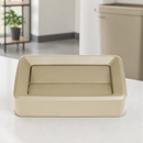 Commercial 60/80L Slim Bin Lid Beige with Hinged Access