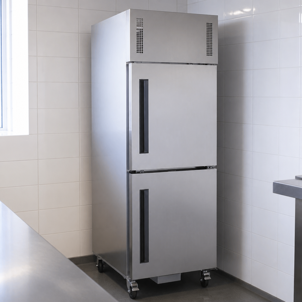600L Commercial Upright Stable Door Freezer for catering use