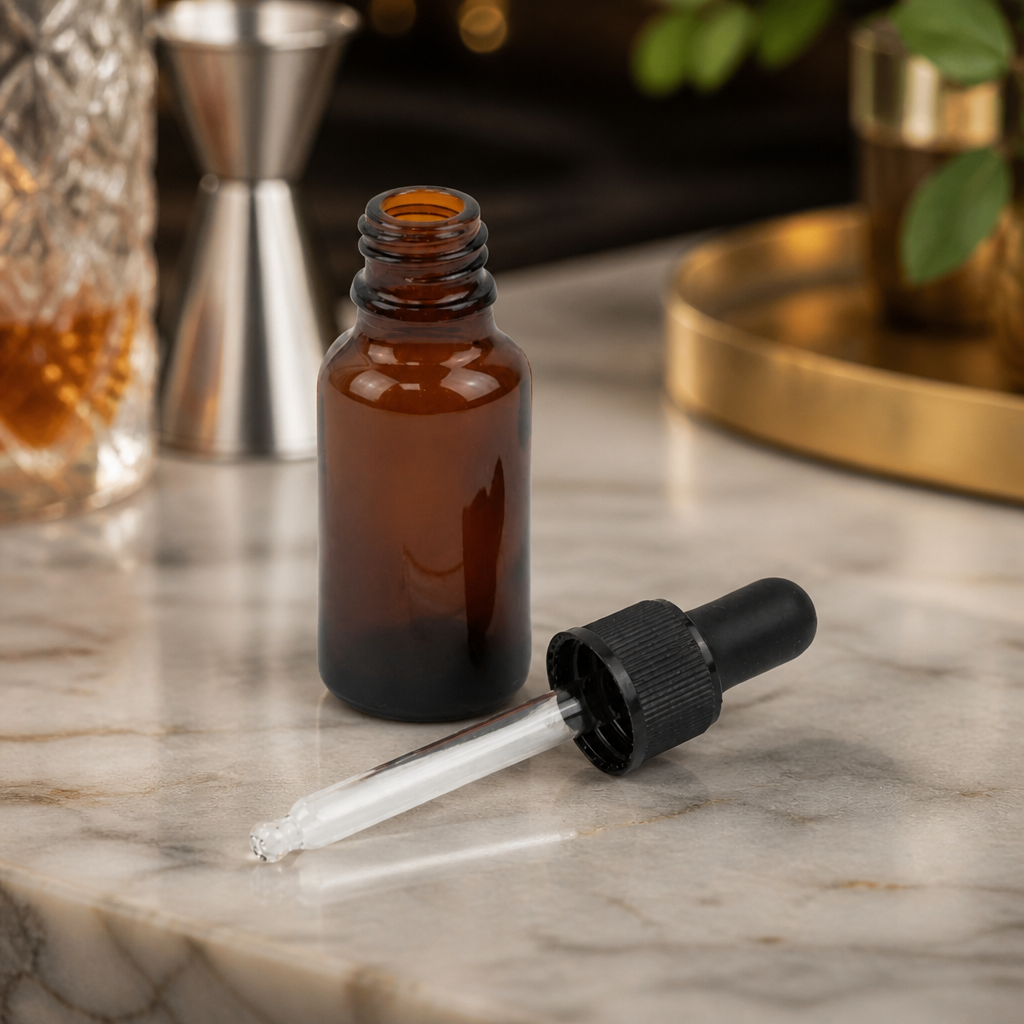 20ml Glass Dropper Bottle for Commercial Spirit and Juice Pouring