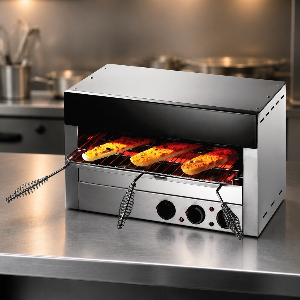 Commercial Infrared Salamander Grill for pizzas and toasts
