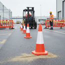 Premium 75CM Sand Based Cone for Road Safety - Durable and Highly Visible Traffic Control Device