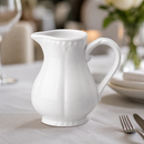 Commercial Porcelain Milk Jugs 142ml for Catering (4 Pack)