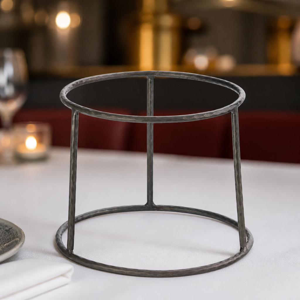 Large Commercial Seafood Tower Stand Vintage Black 195x155mm