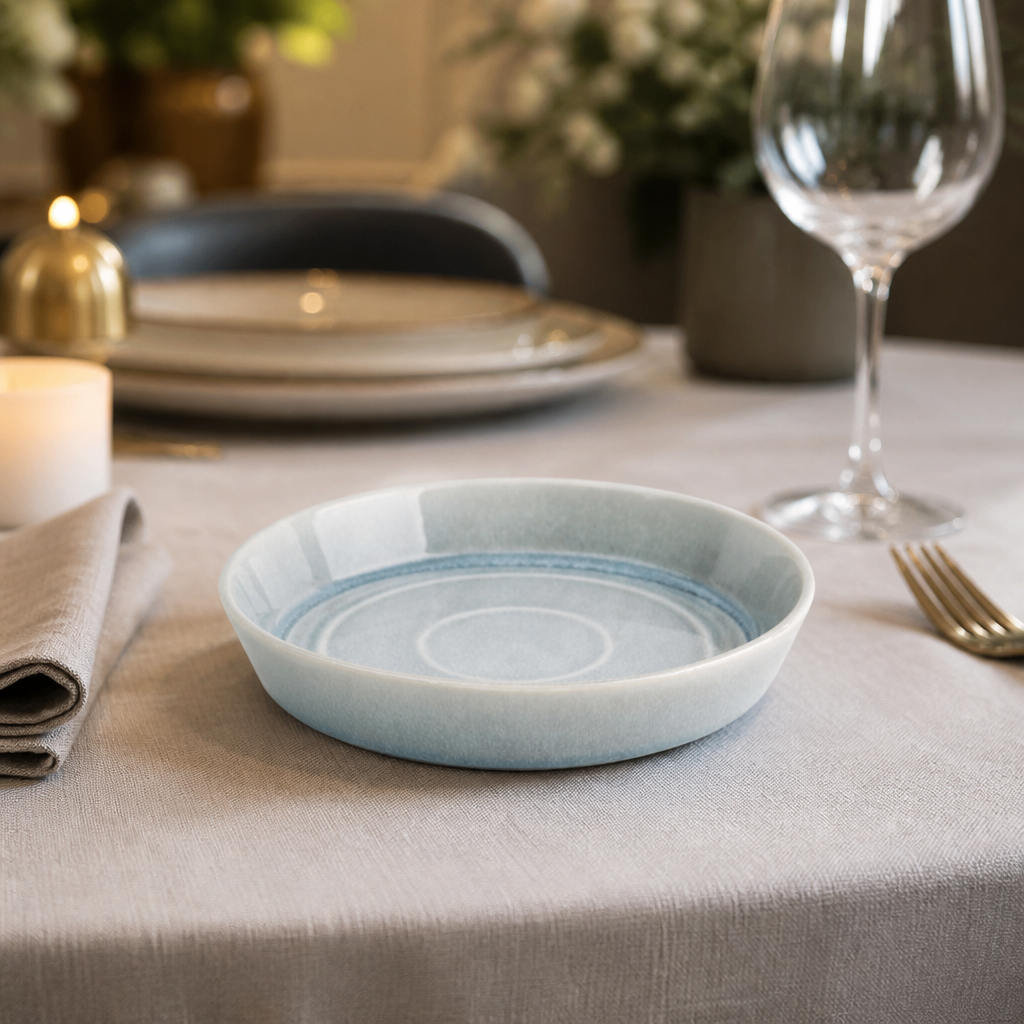 Commercial Pasta Bowls Ice Blue 220mm 900ml 4 Pack