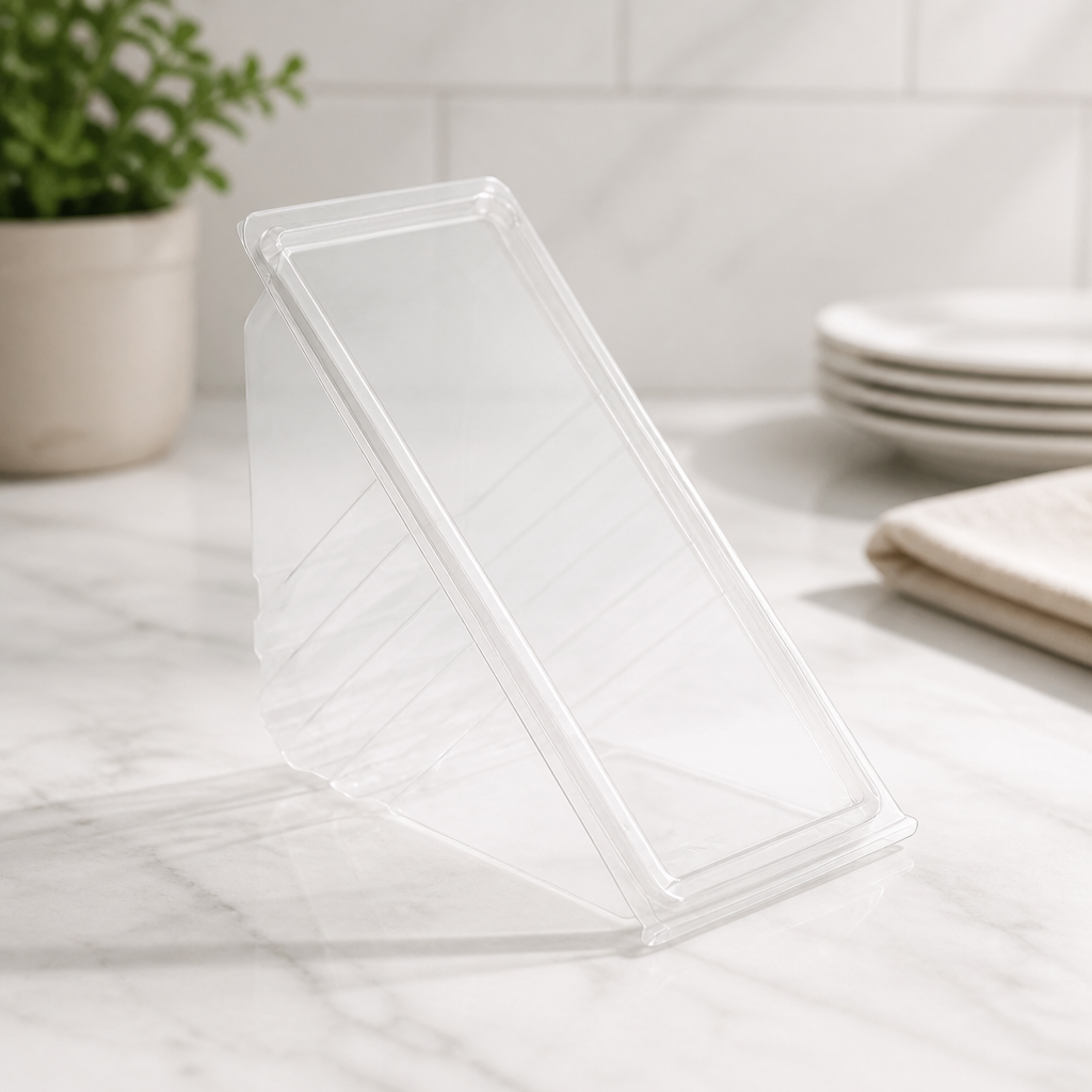 Recyclable Triple Fill Sandwich Wedge Containers 500 Pack