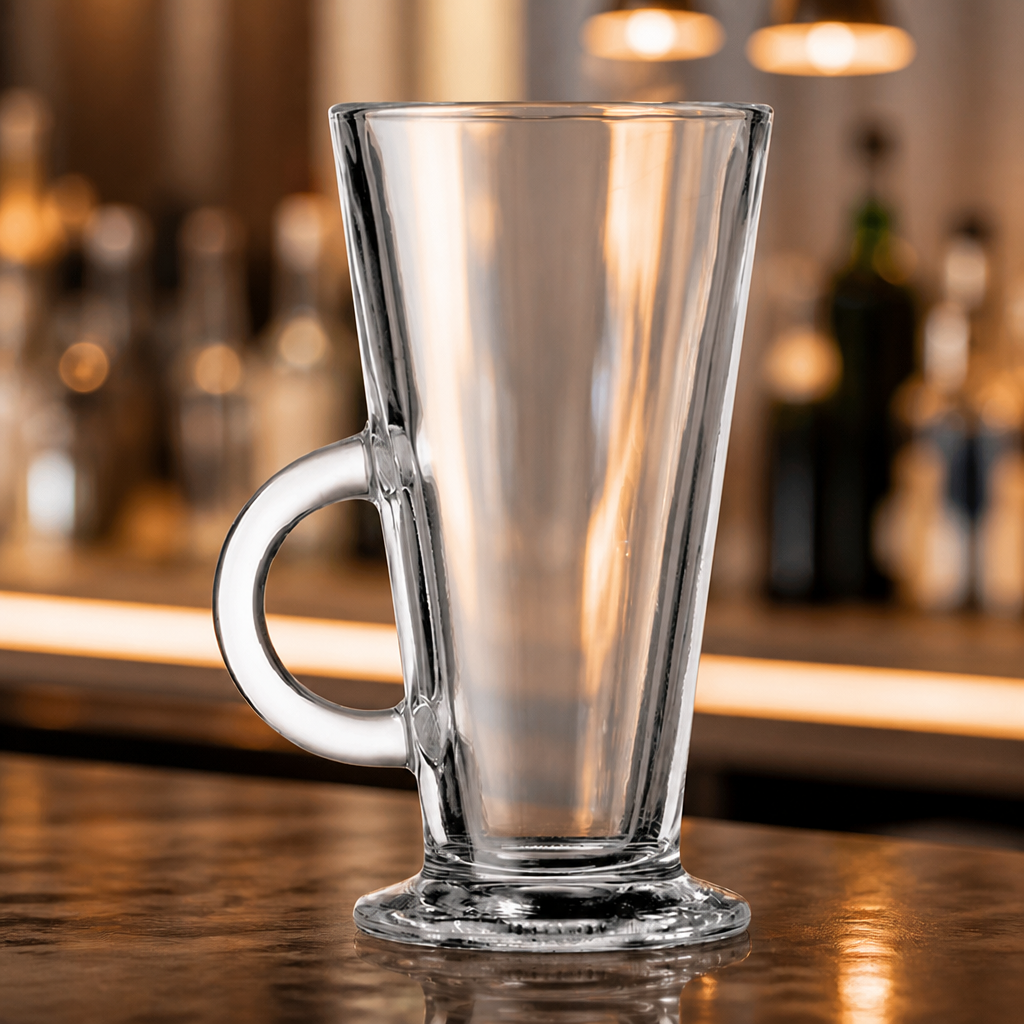 Set of 6 Commercial Coffee Glasses 280ml 9.75oz