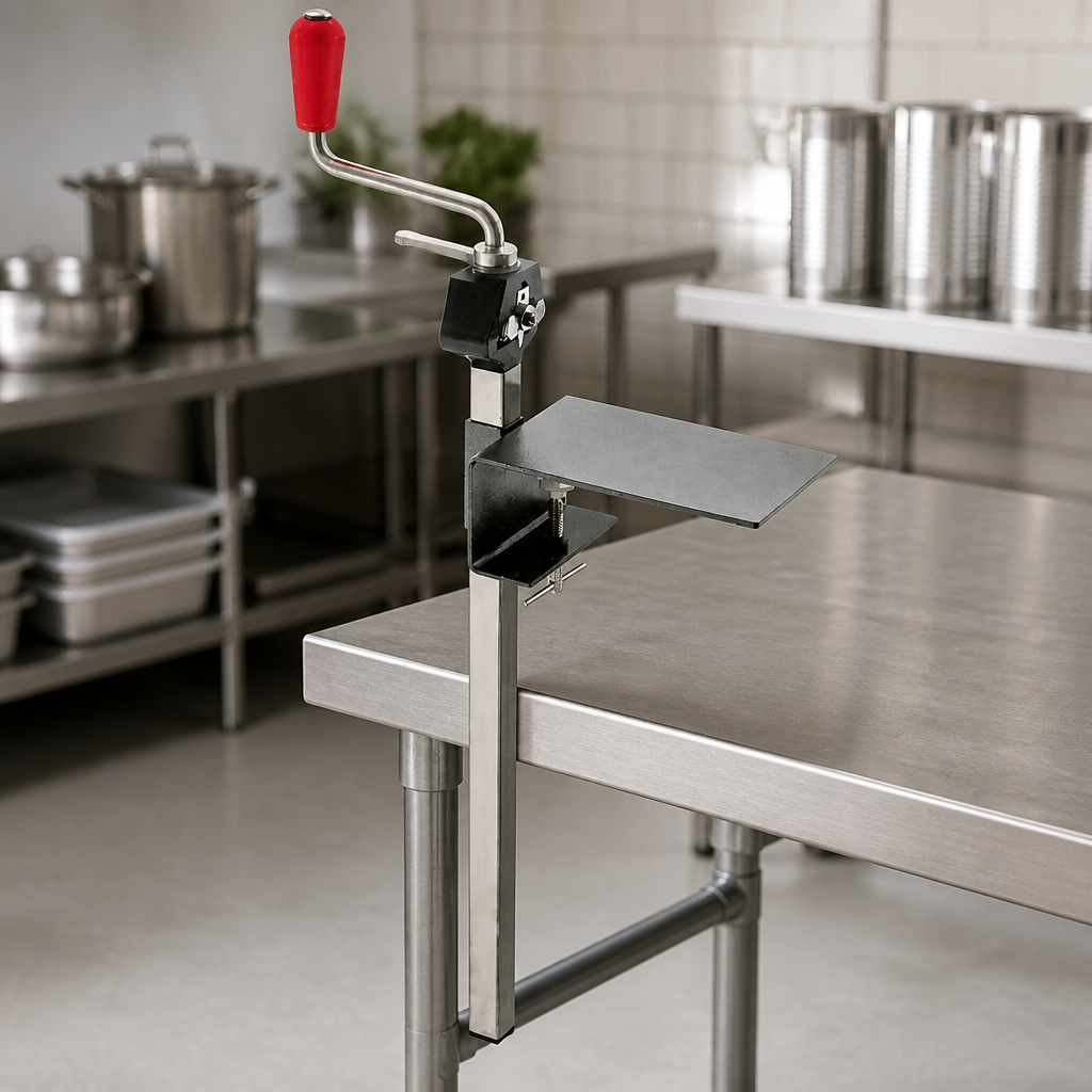 Manual Can Opener with Table Clamp 550mm