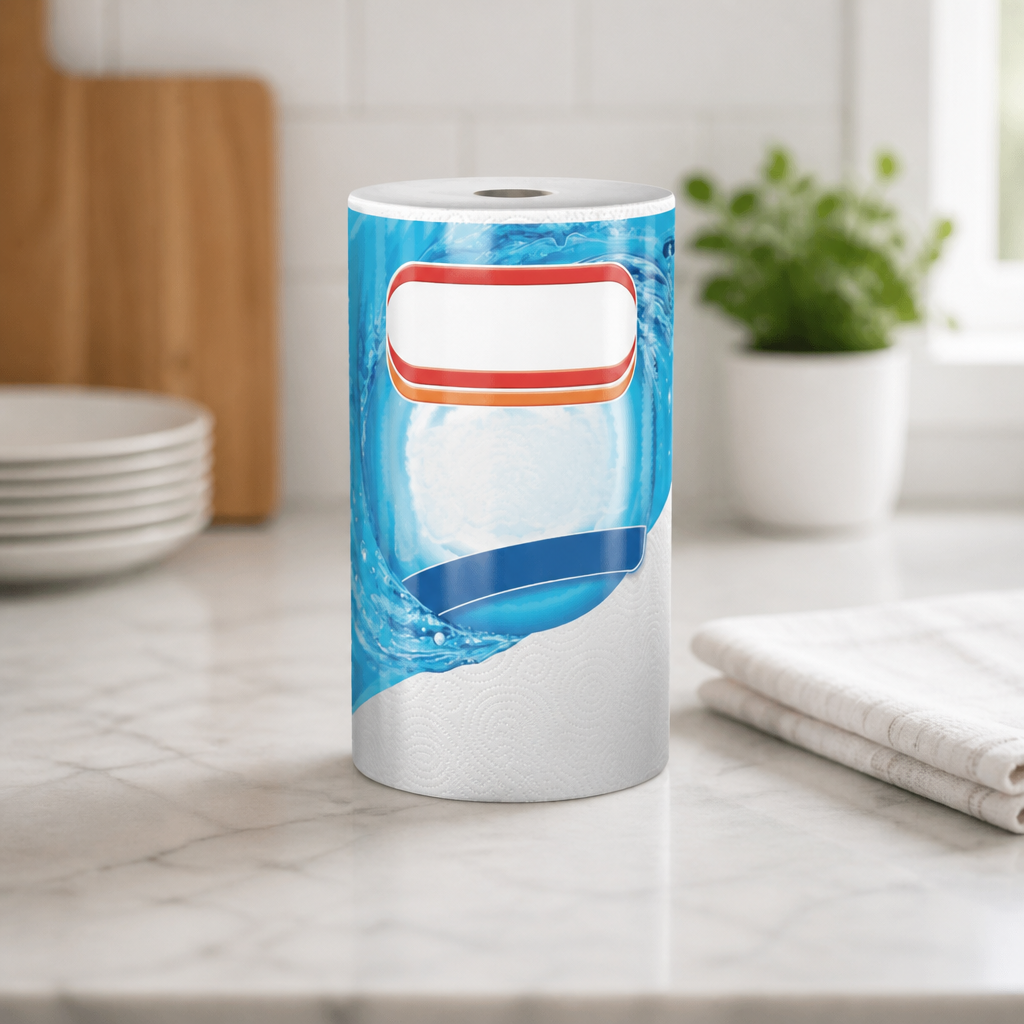 Commercial 2-Ply Kitchen Roll 22m Length - 6 Pack