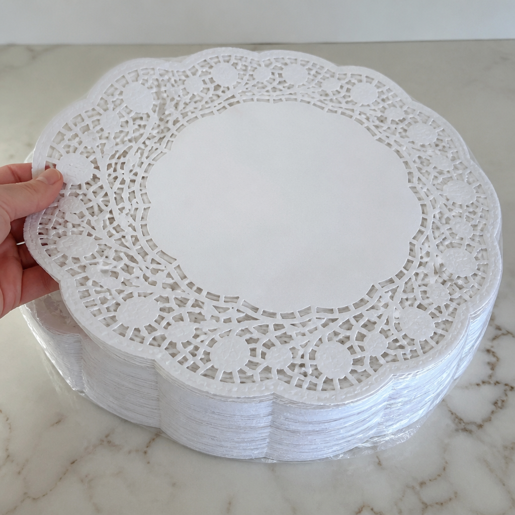 Commercial Paper Doilies 300mm Round 250 Pack for Catering