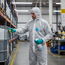Premium Heavy Duty Chemical Resistant Coverall with Asbestos Protection, Breathable Design and Enhanced Fit for Industrial Use