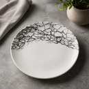 Commercial Kintsugi Coupe Plates 288mm Black 12 Pack