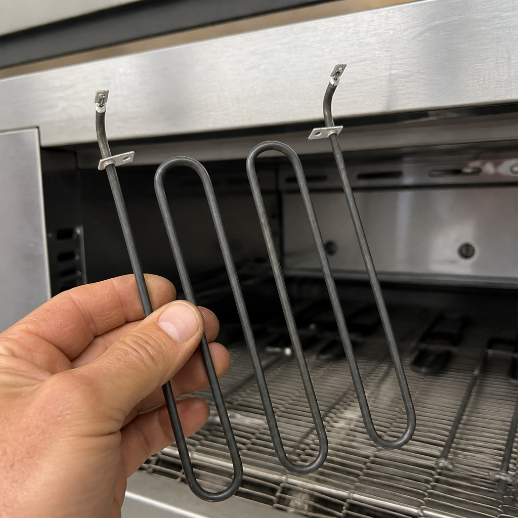 Commercial Conveyor Toaster Lower Heater Stainless Steel 58mm
