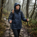 Premium Waterproof 3-In-1 Ladies Jacket with Fleece Lining and Adjustable Features for All-Weather Protection