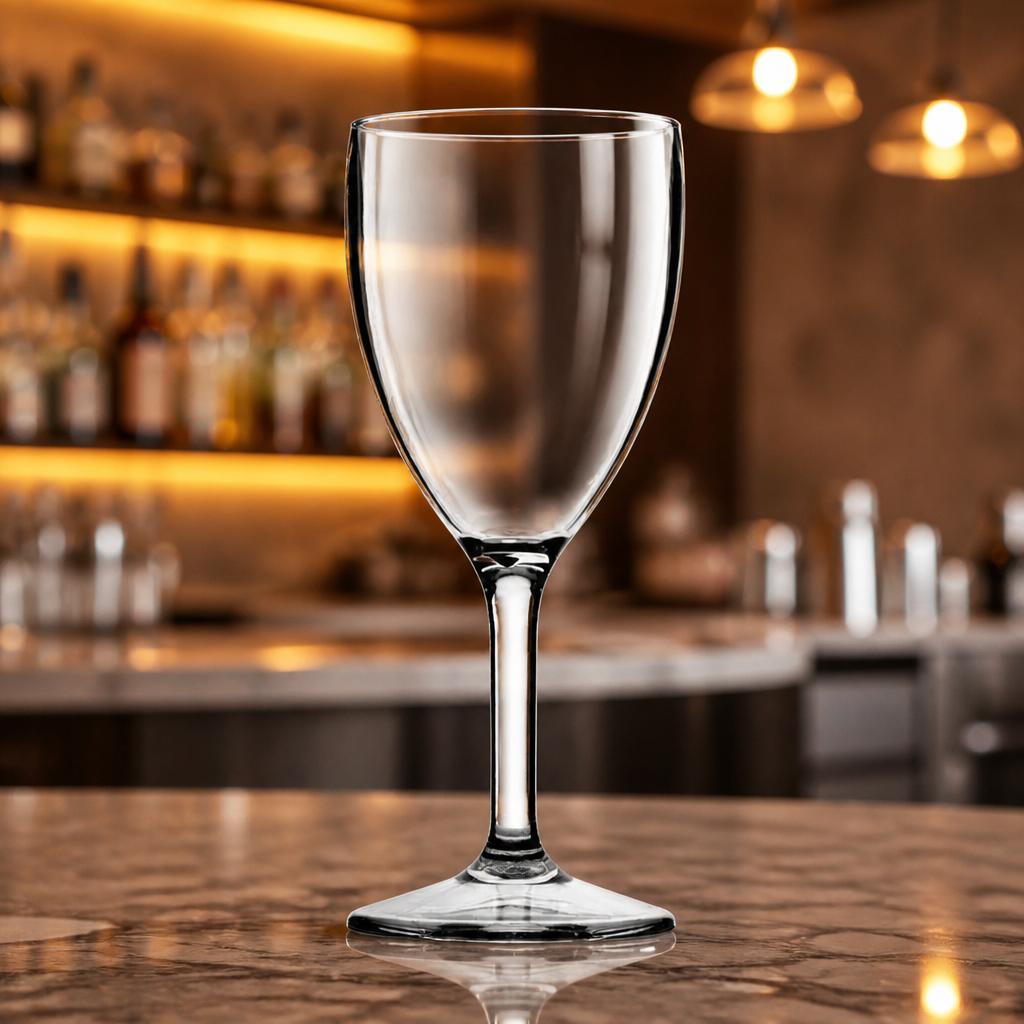 Diamond Polycarbonate Wine Glasses 270ml 12 Pack